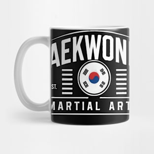 Taekwondo Established 1955 Tae Kwon Do Martial Arts Fighter Mug